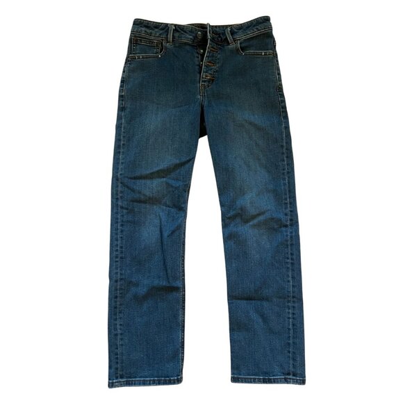Prana Gram Crop Jean True Blue - Size 6/28 - Picture 1 of 6